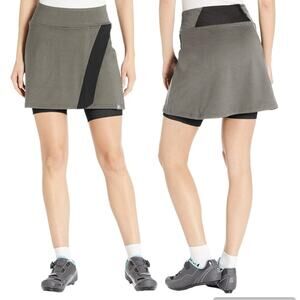 PEARL IZUMI Women's XS Select Escape Cycling Skirt Gray White NEW